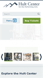 Mobile Screenshot of hultcenter.org